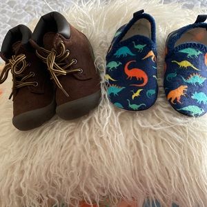 NWOT! 2 pair of toddler boy shoes.
